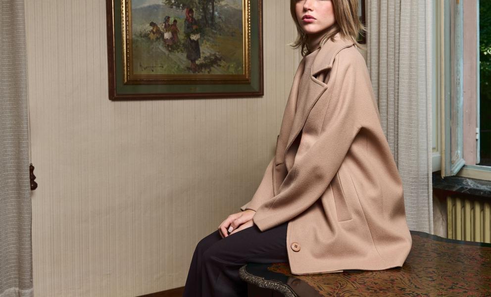 Spencer Clothing - Outfit pantalone Corea, dolcevita sottogiacca misto lana e cappotto Remy