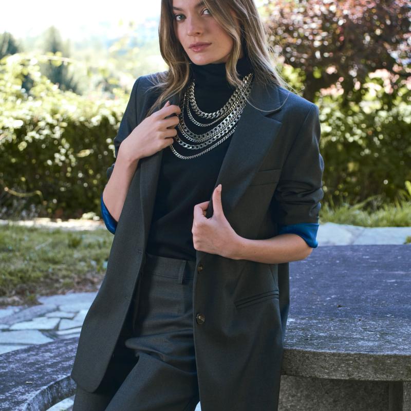 Spencer Clothing - Outfit giacca Tokio con dolcevita sottogiacca e pantalone Kart