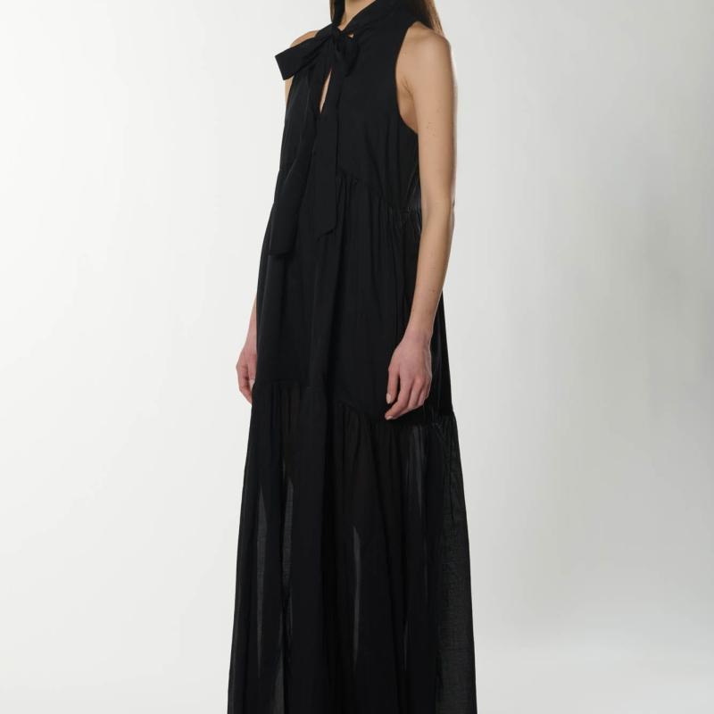 Spencer Clothing | Abito Albi in Tessuto Voile Nero