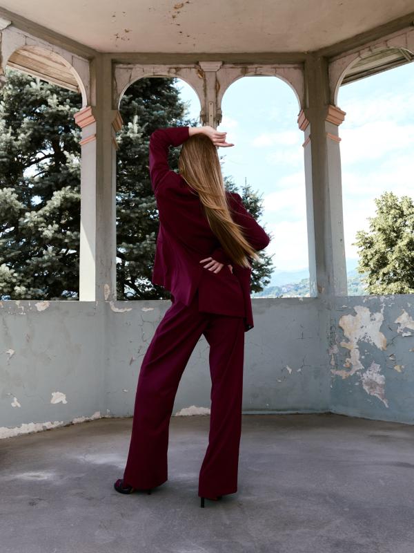 Spencer Clothing - Outfit pantalone Fuji e giacca Tokio Bordeaux