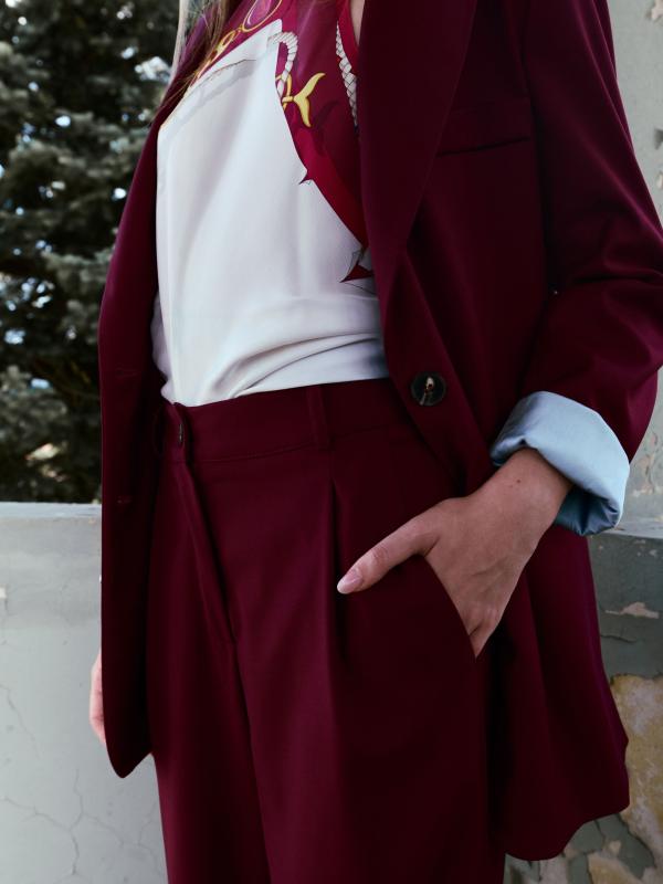 Spencer Clothing - Outfit pantalone Fuji e giacca Tokio Bordeaux