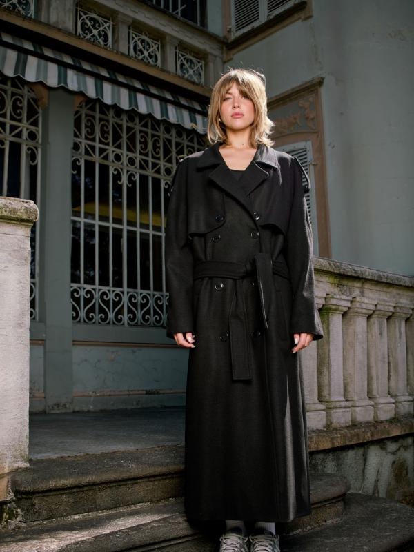 Spencer Clothing - Outfit top Alexi, leggings Volfi e cappotto Masha