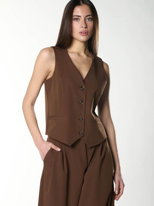 Spencer Clothing | Gilet Carter in tessuto Gerry indossato