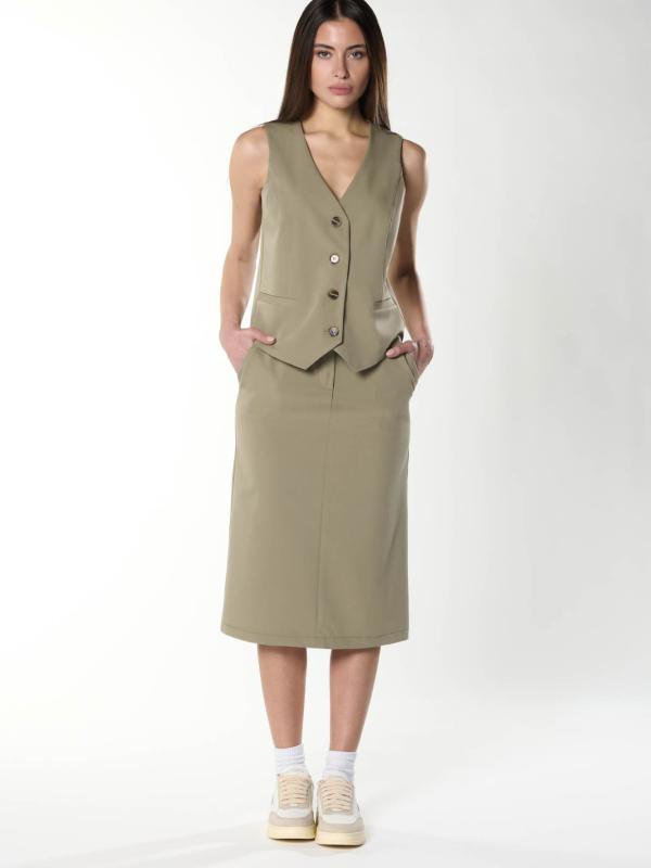 Spencer Clothing | Gilet Luigi e gonna Novara in tessuto Gerry