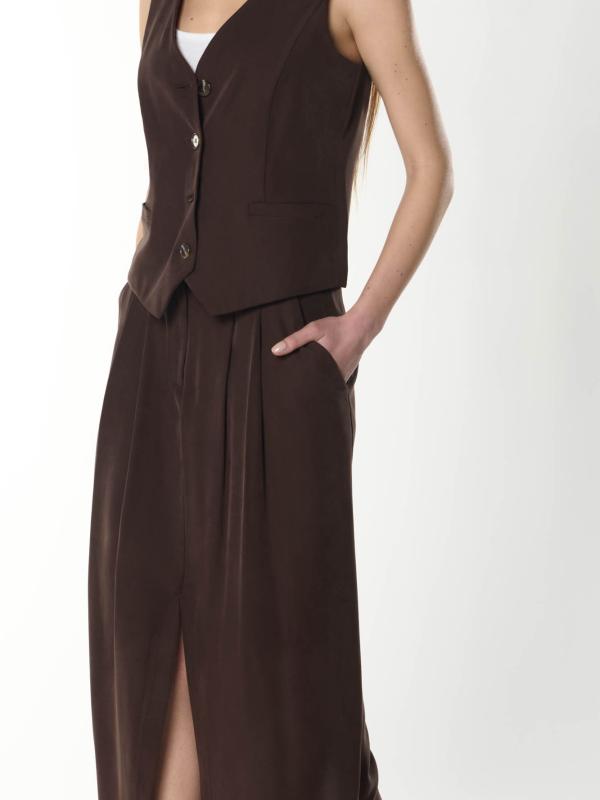 Spencer Clothing | Gilet Carter e Gonna Osaka Cacao