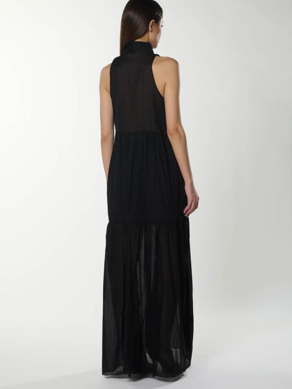Spencer Clothing | Abito Albi in Tessuto Voile Nero