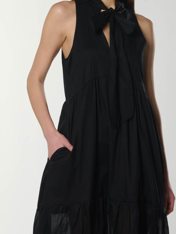 Spencer Clothing | Abito Albi in Tessuto Voile Nero